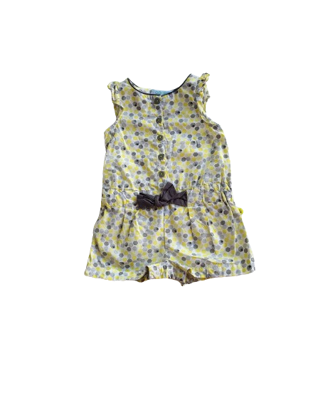 Combishort jaune et grise 3 mois