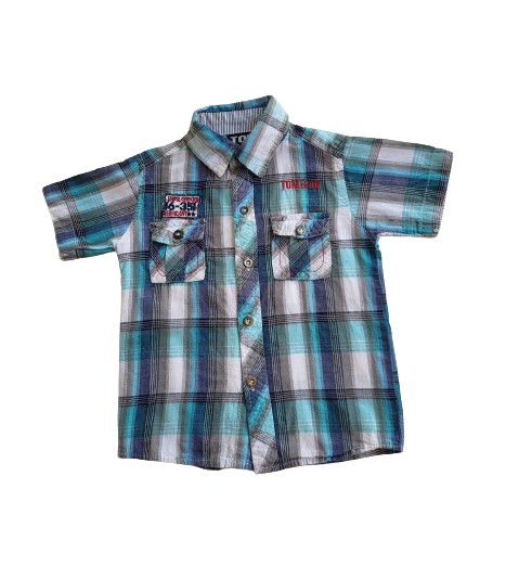 Chemise à carreaux 24 mois