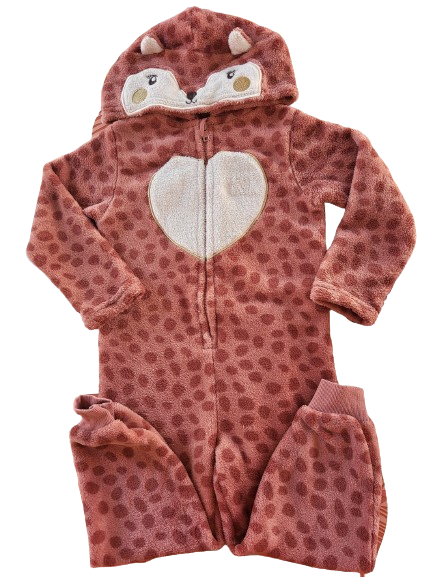 Surpyjama rose polaire 4 ans
