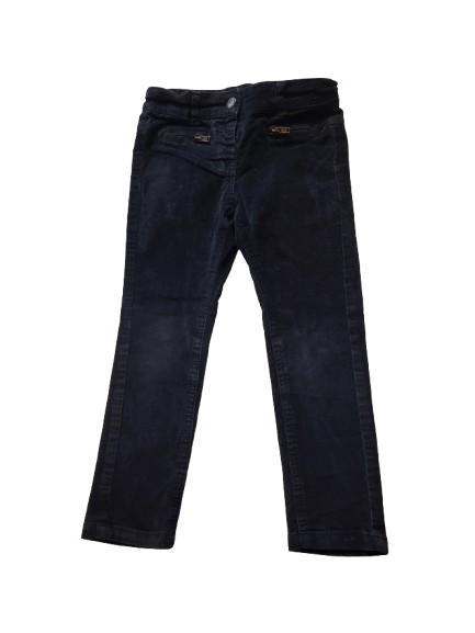 Pantalon bleu en velours doux 3 ans
