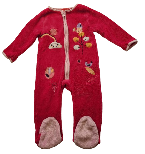 Surpyjama fuchsia 18 mois