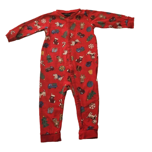 Pyjama rouge Noël 12 mois
