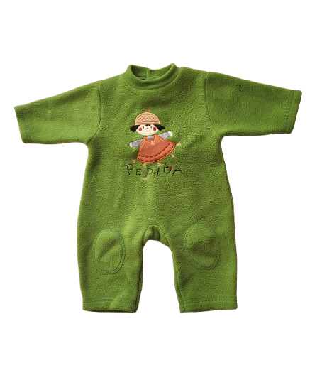 Combinaison verte polaire naissance