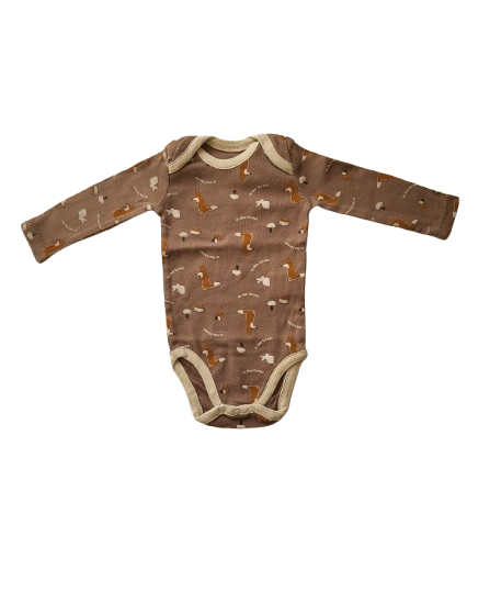Body marron imprimé 3 mois