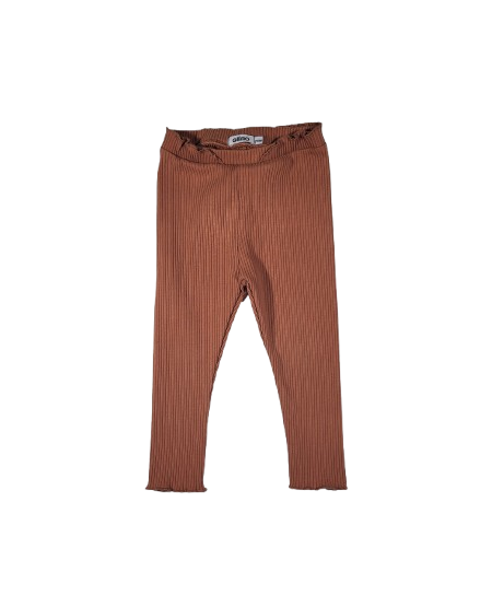 Legging marron côtelé 24 mois