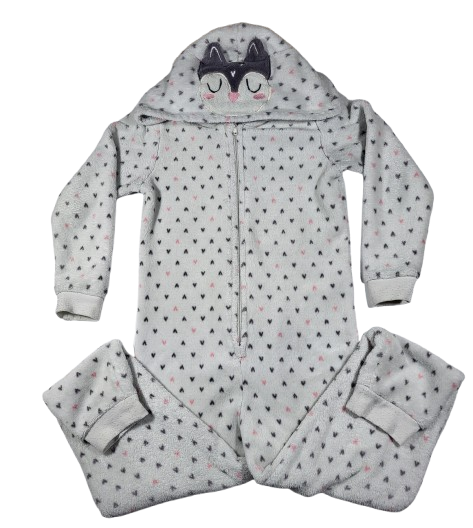 Surpyjama gris polaire 6 ans