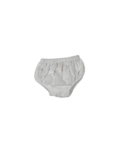 Robe blanche avec bloomer 1 mois