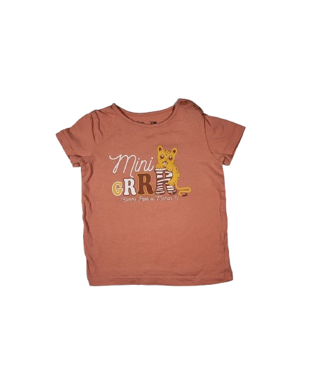 Tee-shirt orange 24 mois