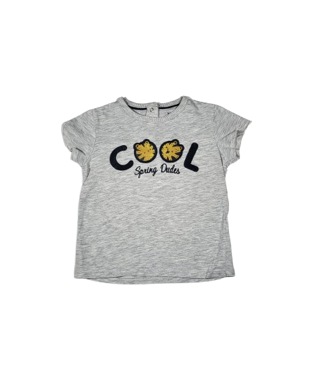 Tee-shirt gris 24 mois