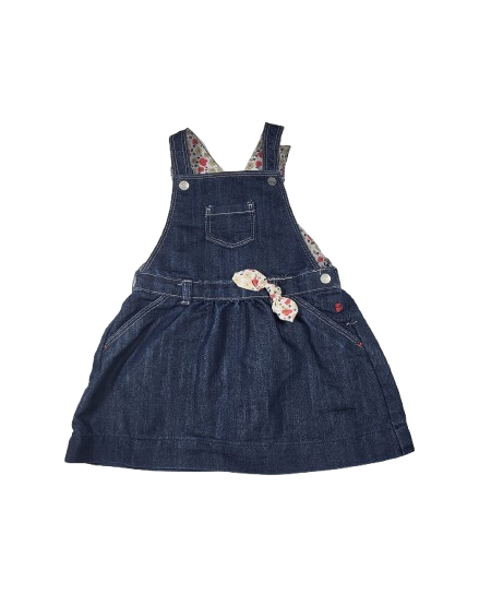 Robe salopette en jean 18 mois