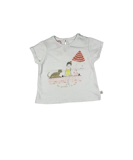 Tee-shirt blanc 6 mois