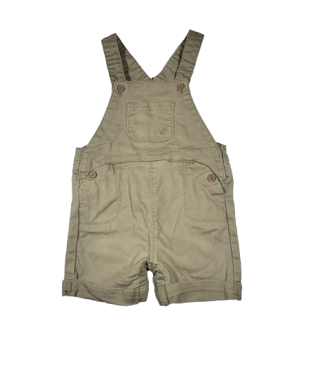 Salopette marron courte 3 ans