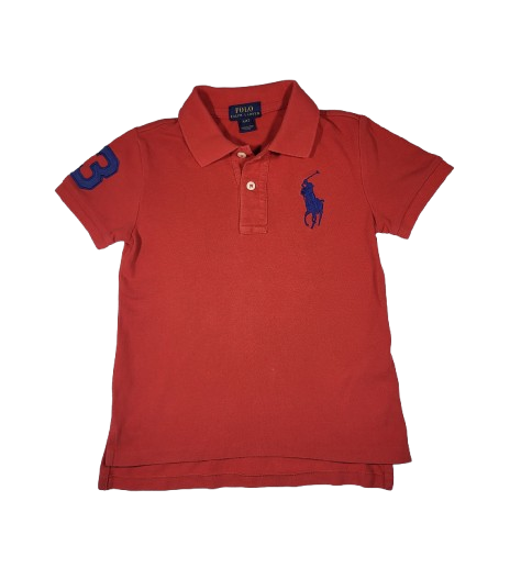 Polo rouge 4 ans