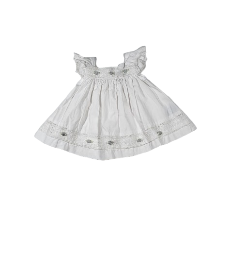 Robe blanche 3 mois