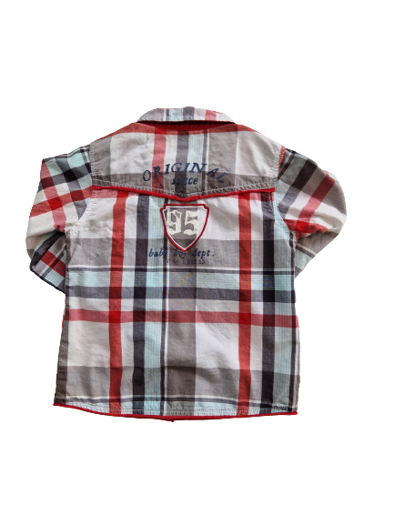 Chemise carreaux  24 mois