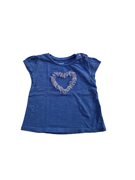 Tee-shirt bleu Vertbaudet 9 mois