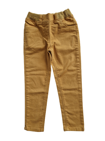 Pantalon jaune moutarde Gémo 4 ans