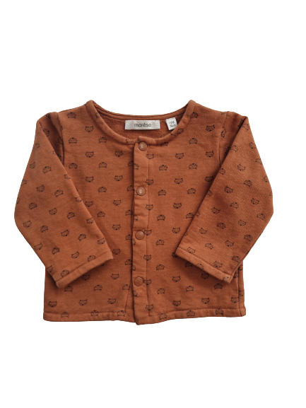 Gilet marron Marèse 12 mois