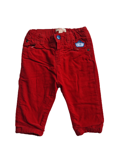 Pantalon rouge Du pareil au même 9 mois