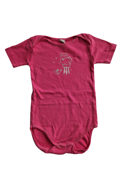 Body fuchsia Mots d'enfants 3 ans