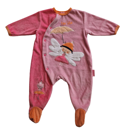 Pyjama rose Doudoussimo 6 mois