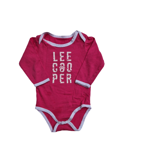 Body blanc - cœur rose -  Lee Cooper 18 mois
