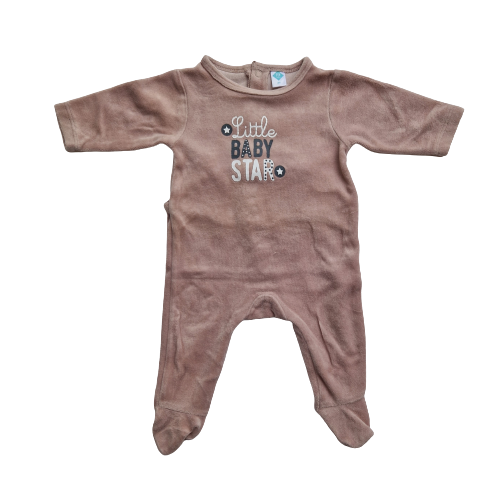 Pyjama marron TEX 3 mois