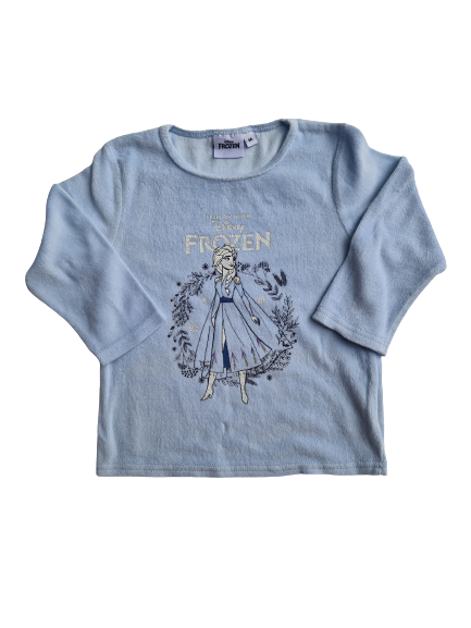 Pyjama en velours bleu reine des neiges Disney 3 ans