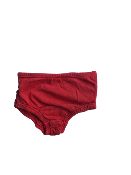 Culotte rouge 3 mois