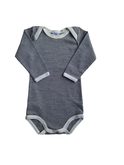 Body rayure noire Petit Bateau 6 mois