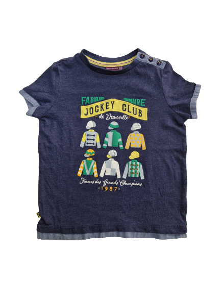 Tee-shirt bleu 4 ans