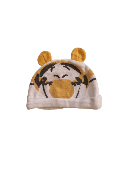 Bonnet blanc Winnie Disney naissance - 3 mois