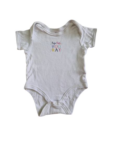 Body blanc Early Days 3 - 6 mois