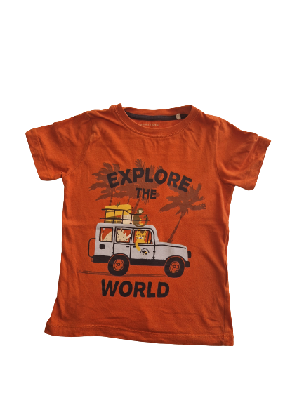 Tee-shirt orange 6 ans