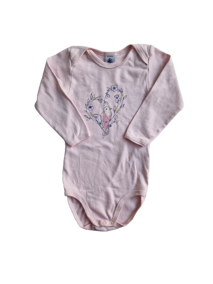 Body rose Petit Bateau 3 ans