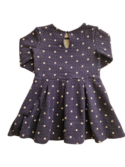 Robe bleu à pois blanc Okaïdi 3 ans