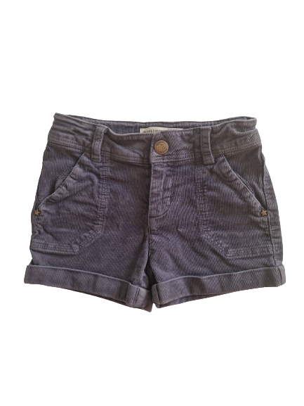 Short gris en velours Okaïdi 4 ans