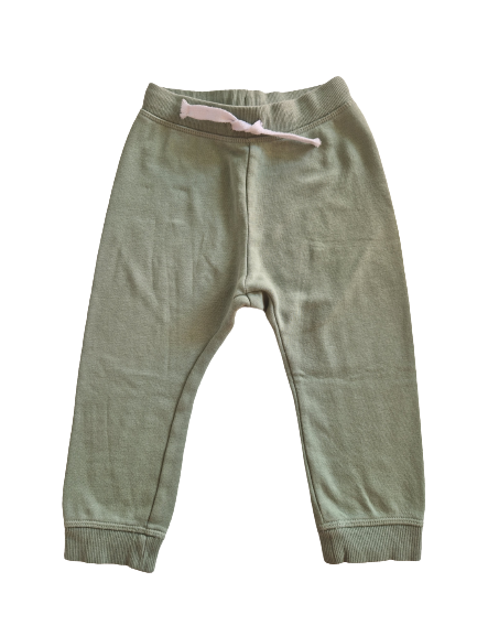 Pantalon vert en molleton H&M 24 mois