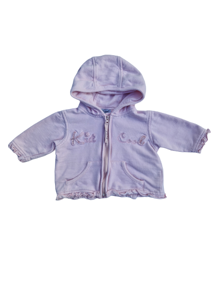 Veste à capuche rose Kid Cool 6 mois