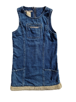 Robe en jean doublé Mademoiselle Petit Boy 4 ans