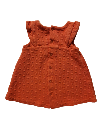 Robe corail sans manches Obaïbi 12 mois