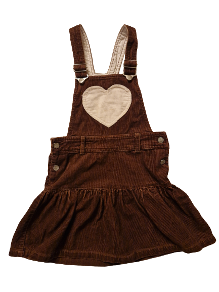 Robe marron en velours H&M 4 - 5 ans