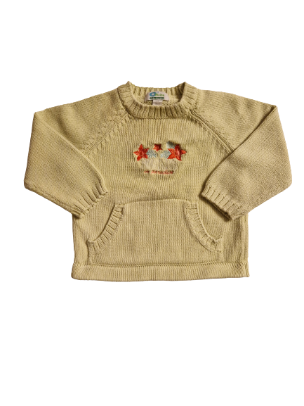 Pull vert anis en maille Vertbaudet 3 ans