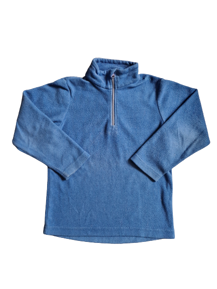 Pull bleu roi polaire Quechua 4 ans