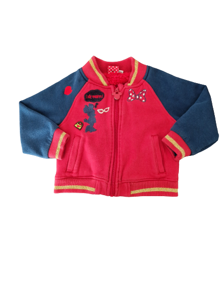 Bombers rouge Minnie Disney 4 ans