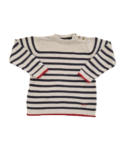 Pull marin en tricot Du pareil au même 4 ans