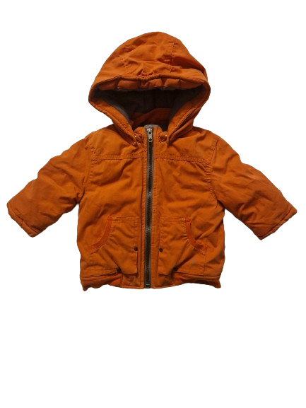 Manteau orange Obaïbi 12 mois