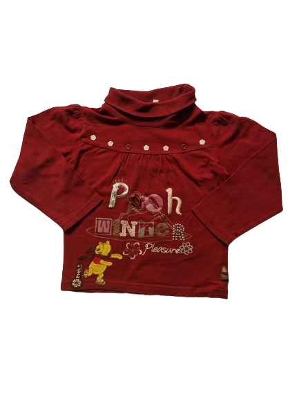 Sous-pull rouge Disney 5 ans