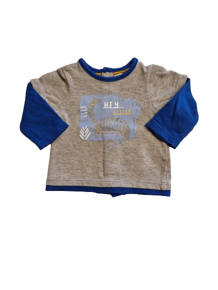 Sweat gris et bleu Orchestra 1 mois