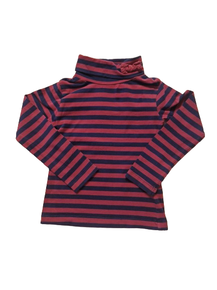 Sous-pull fuchsia à rayure bleu Du pareil au même 3 ans